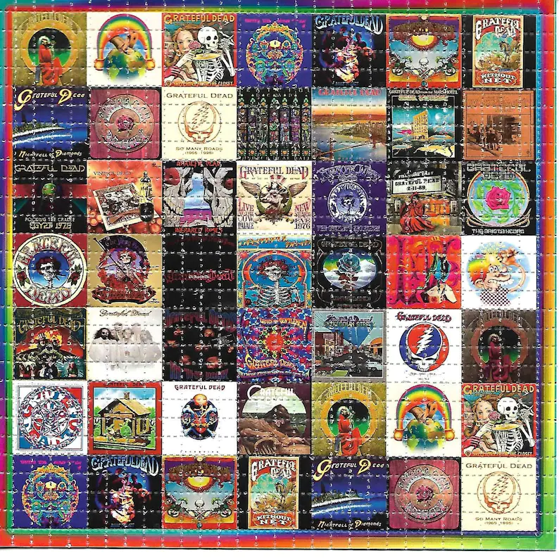 Ink Blotter Paper - 60er Jahre Album Psychedelic LSD/Säurefreies Löschpapier