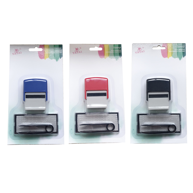 Rubber Date Stamp - Stempel-Set zum Selbermachen, personalisierbar, selbstfärbend, für