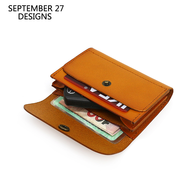 Index Card Holder - Mini Hüft tasche Männer Echt leder