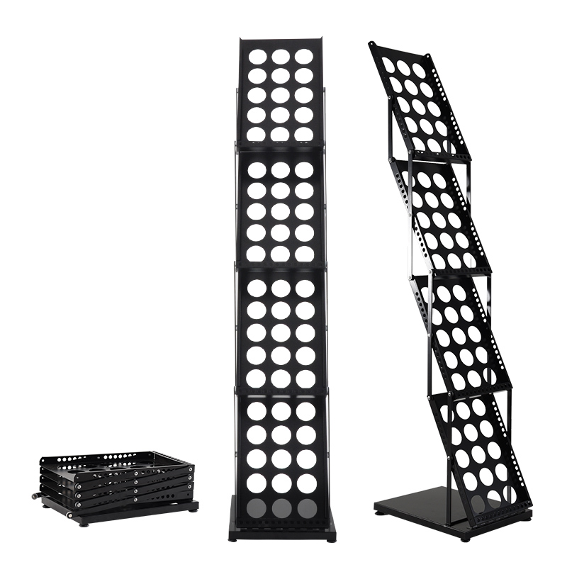 Magazine Holder Rack - Folding Metall Broschüre Magazin Katalog Literatur