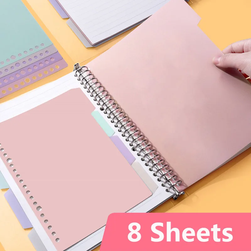 Tab Divider A4 - Bunte Teiler für a5 Planer Index