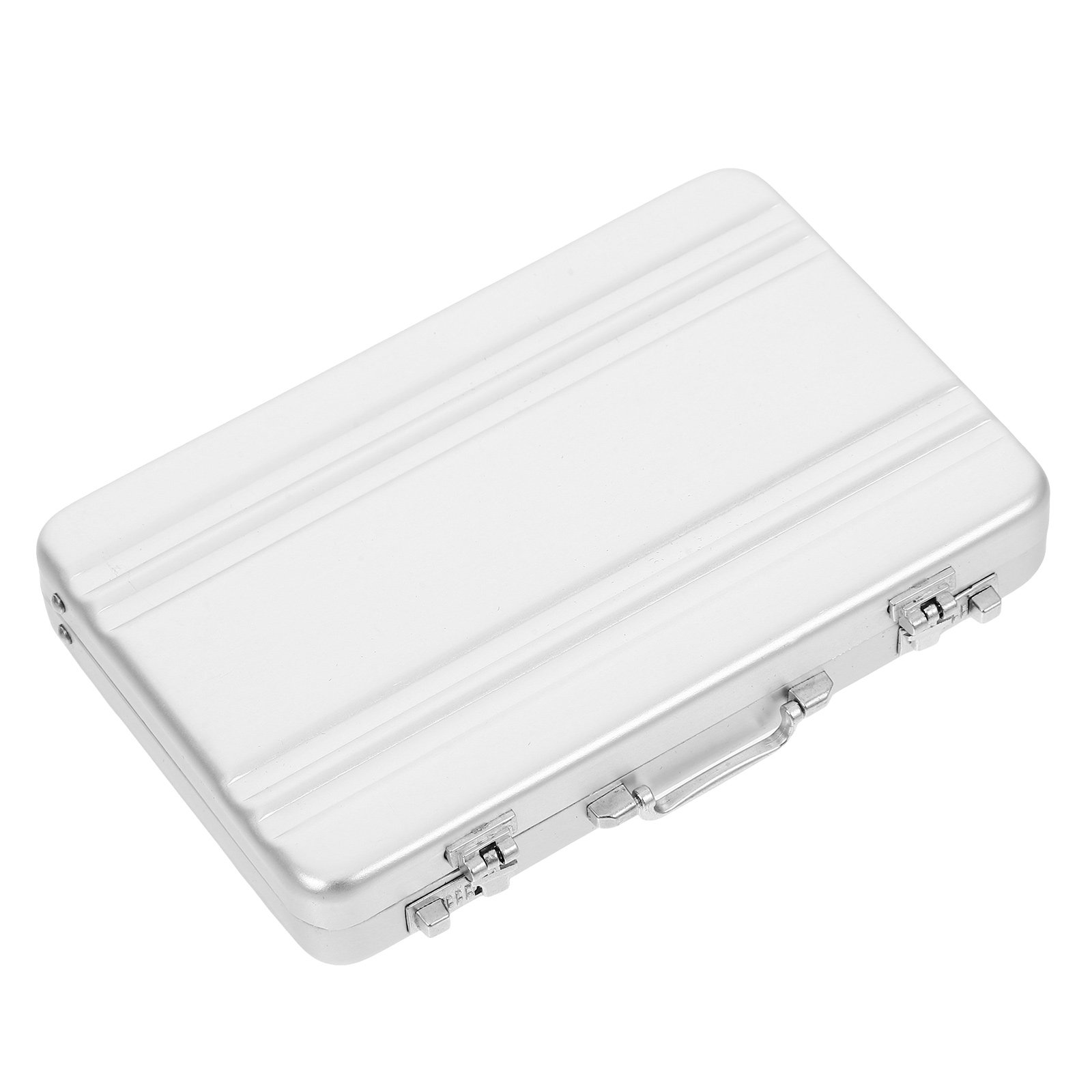 Card Index Box - Kompakte Kartenhalterbox aus Aluminiumlegierung, dünn, robustes