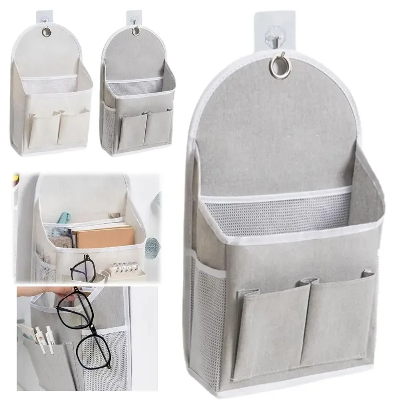 Magazine Holder Rack - Stoff-Hängeaufbewahrungstasche für Schlafsäle, Wandmontierte Taschen für