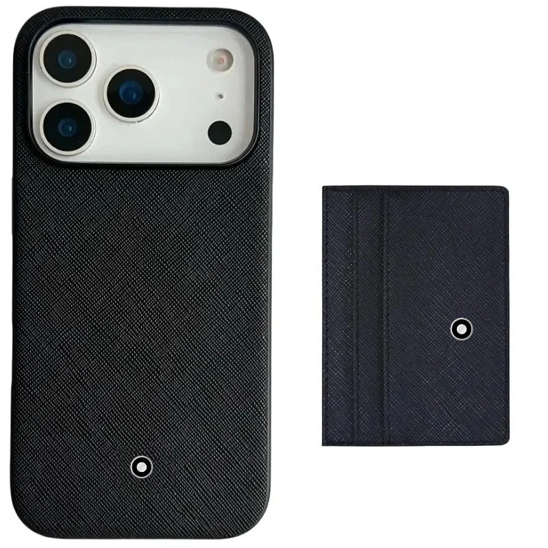 Index Card Holder - Minimalistisches Business-Lederetui für iPhone 17 Pro