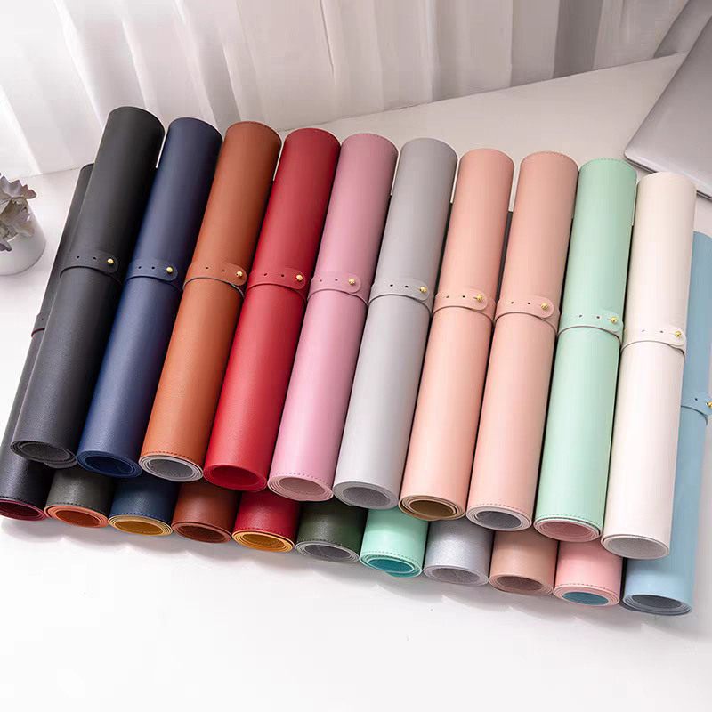 Leather Desk Pad - Weiche, faltbare Tischunterlage – wasserdicht, kratzfest,