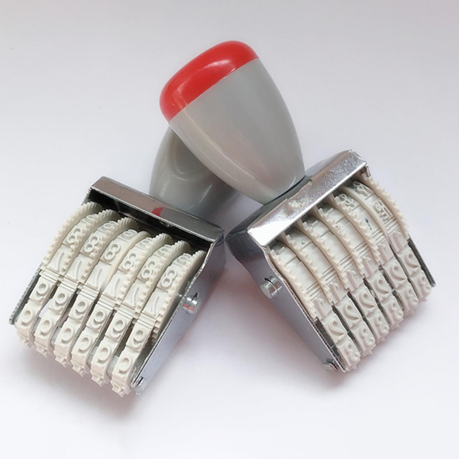 Gummi 6 ziffern Roller Stempel – Rubber Date Stamp Bewertung und Preis