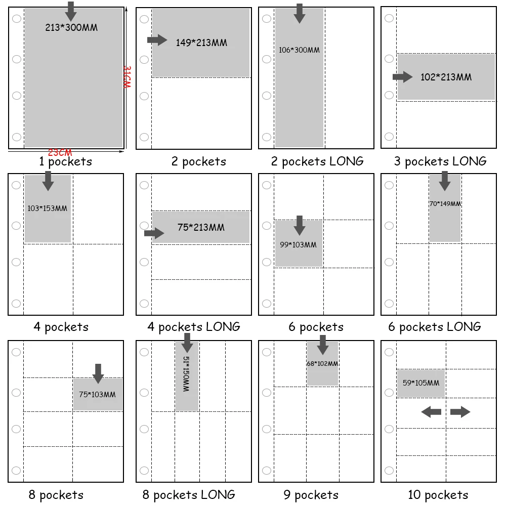 PLRBOK A4 Klar 10 Stück Fotoal – Binder A4 Lever Bewertung und Preis
