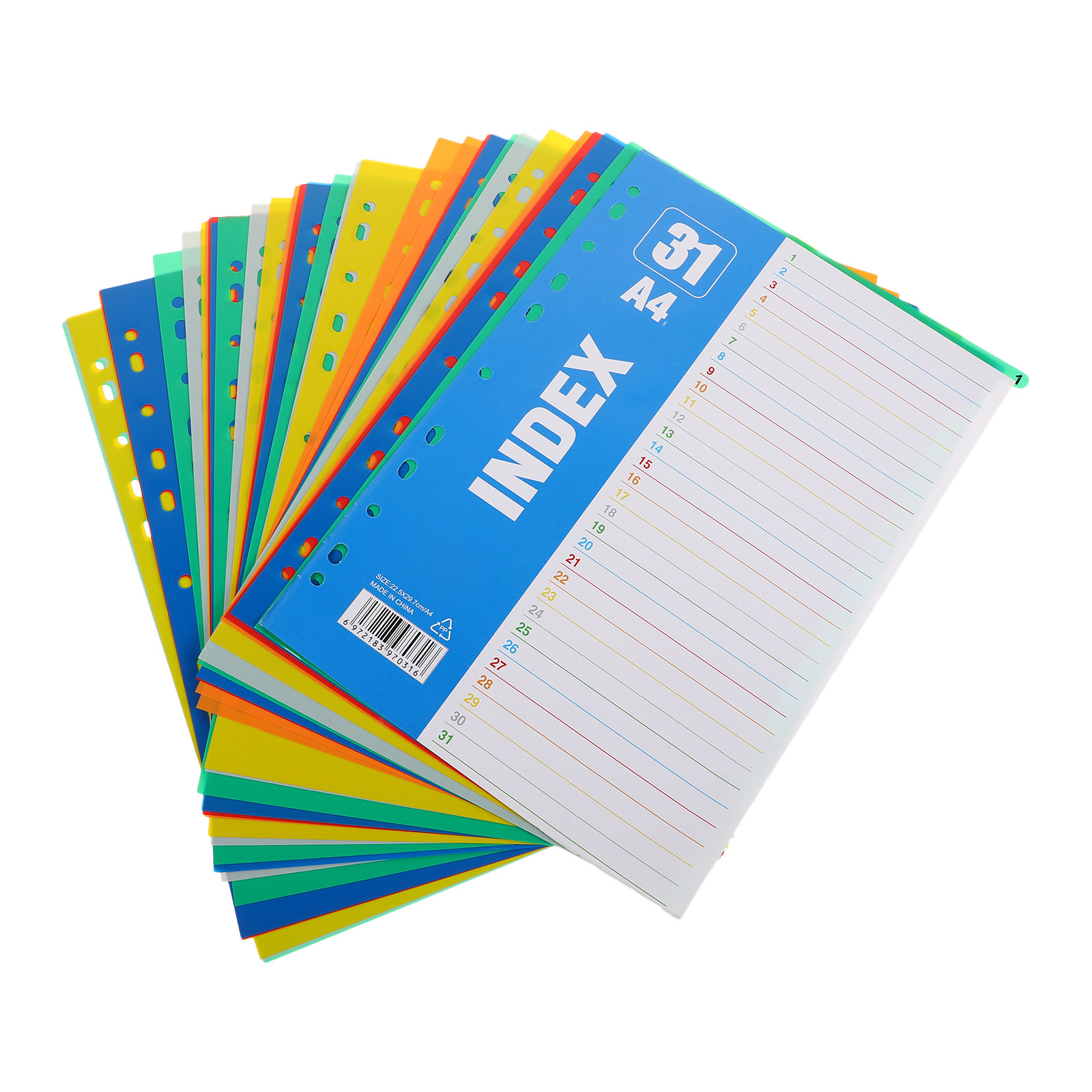1 Satz Trennblätter A4 mit 11  – Tab Divider A4 Bewertung und Preis