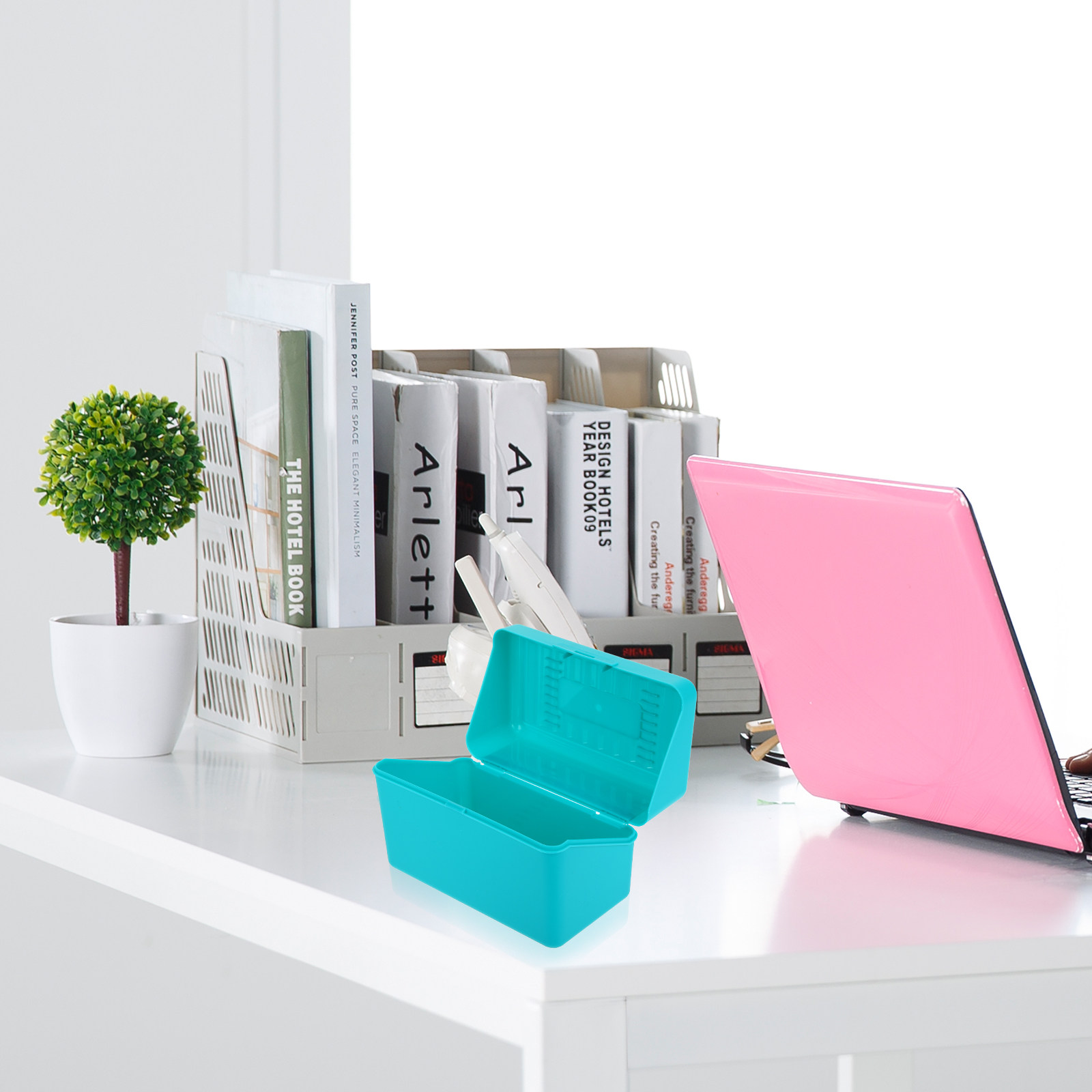 4 Stück Indexkarten-Desktop-Au – Card Index Box Bewertung und Preis