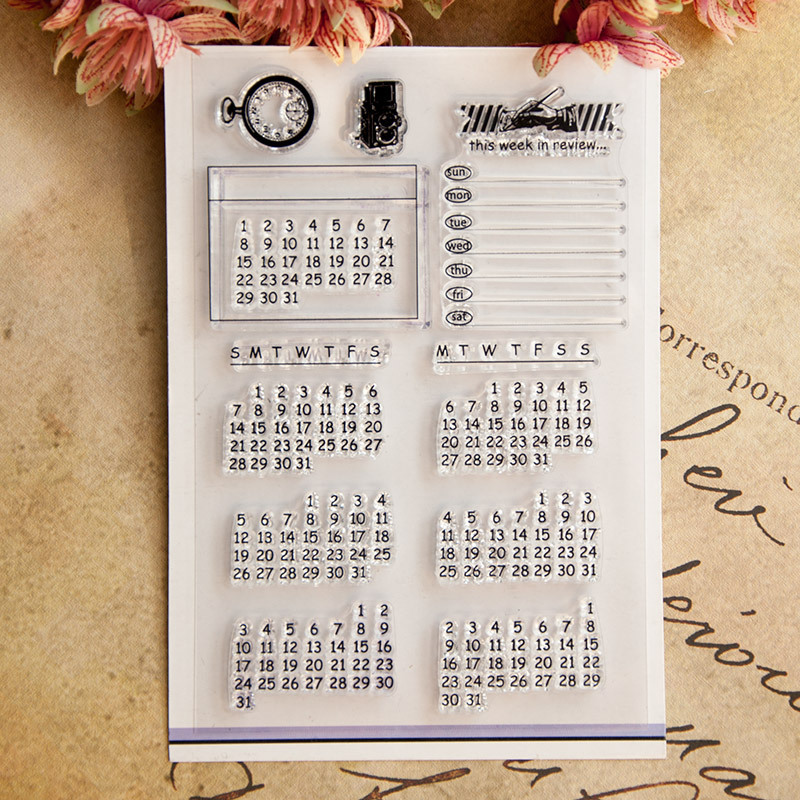 Datum, Woche, Monat, Zahl, Sym – Rubber Date Stamp Bewertung und Preis