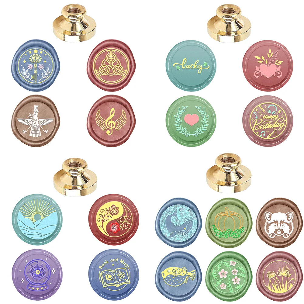 Herz Fisch Blumen Muster Wachs – Wax Seal Stamp Set Bewertung und Preis