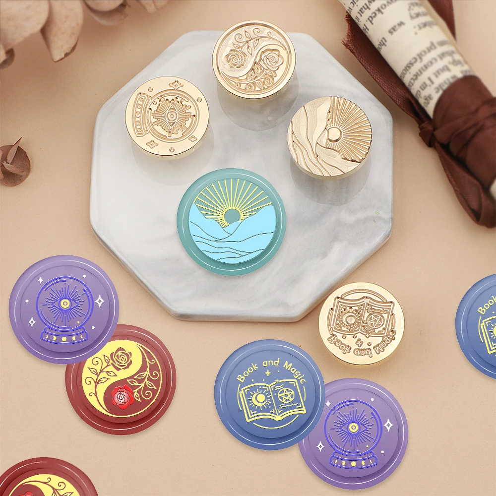 Herz Fisch Blumen Muster Wachs – Wax Seal Stamp Set Bewertung und Preis