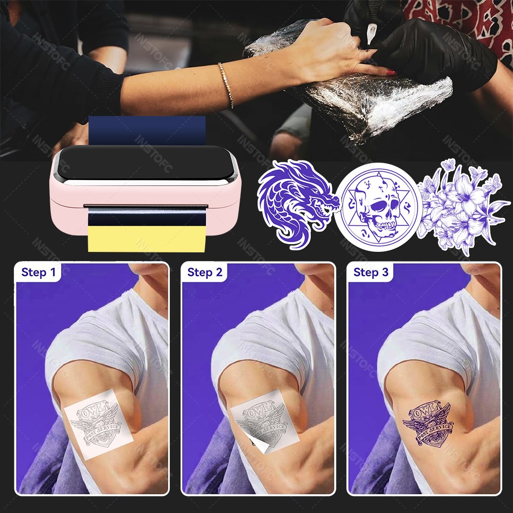 Mini Tattoo-Schablonendrucker  – Ink Blotter Paper Bewertung und Preis