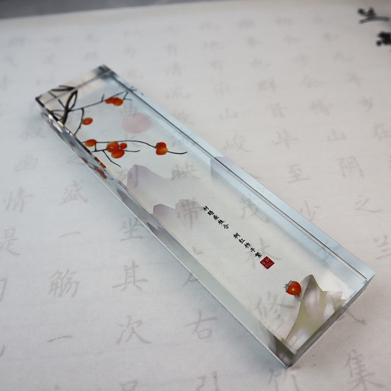 Briefbeschwerer aus Glas, trad – Book Weight Glass Bewertung und Preis