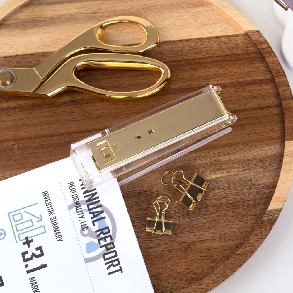 Kompakter Transparenter Acryl- – Stapler Half Strip Bewertung und Preis