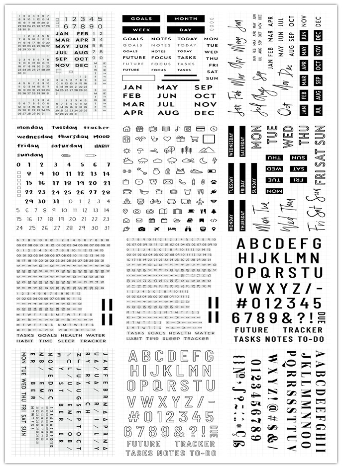 KLAR STAMPdate-Nummer DIY Scra – Rubber Date Stamp Bewertung und Preis
