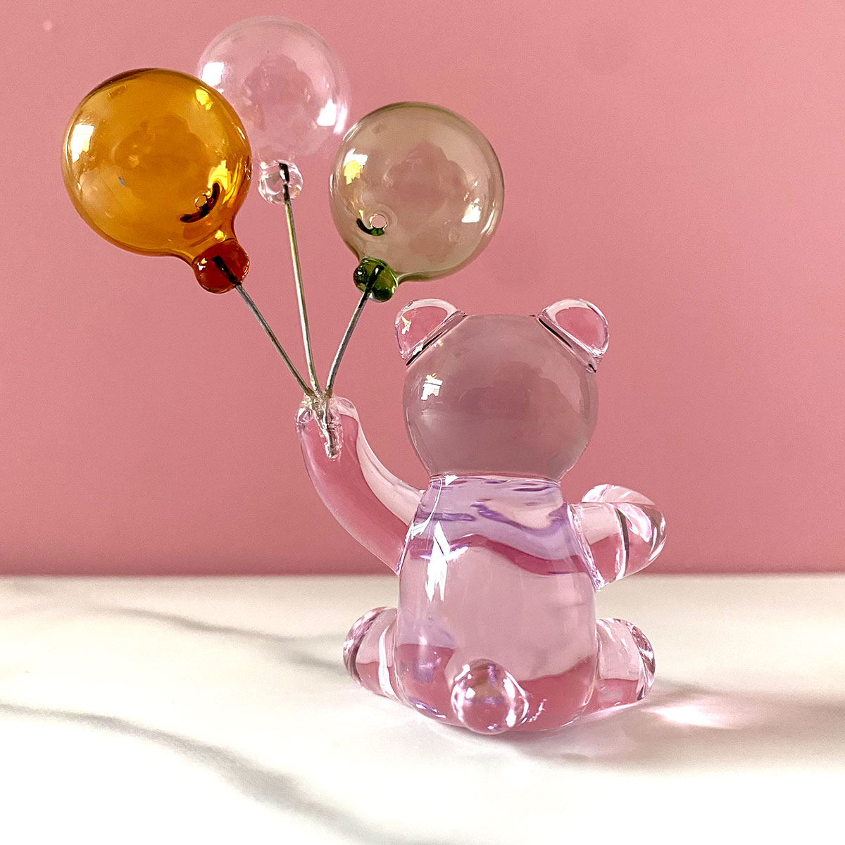 Kristall bär Figur mit drei Ba – Paper Weight Crystal Bewertung und Preis
