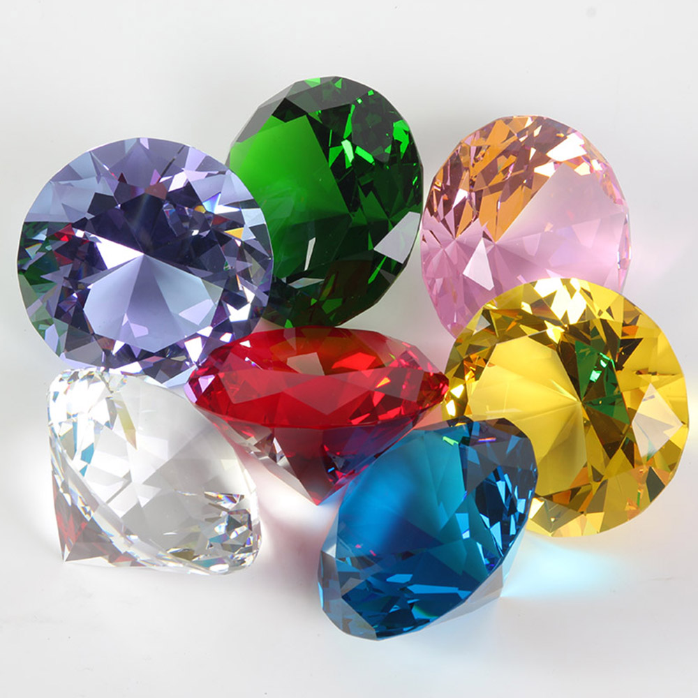 10-Farben-Kristall-Briefbeschw – Paper Weight Crystal Bewertung und Preis