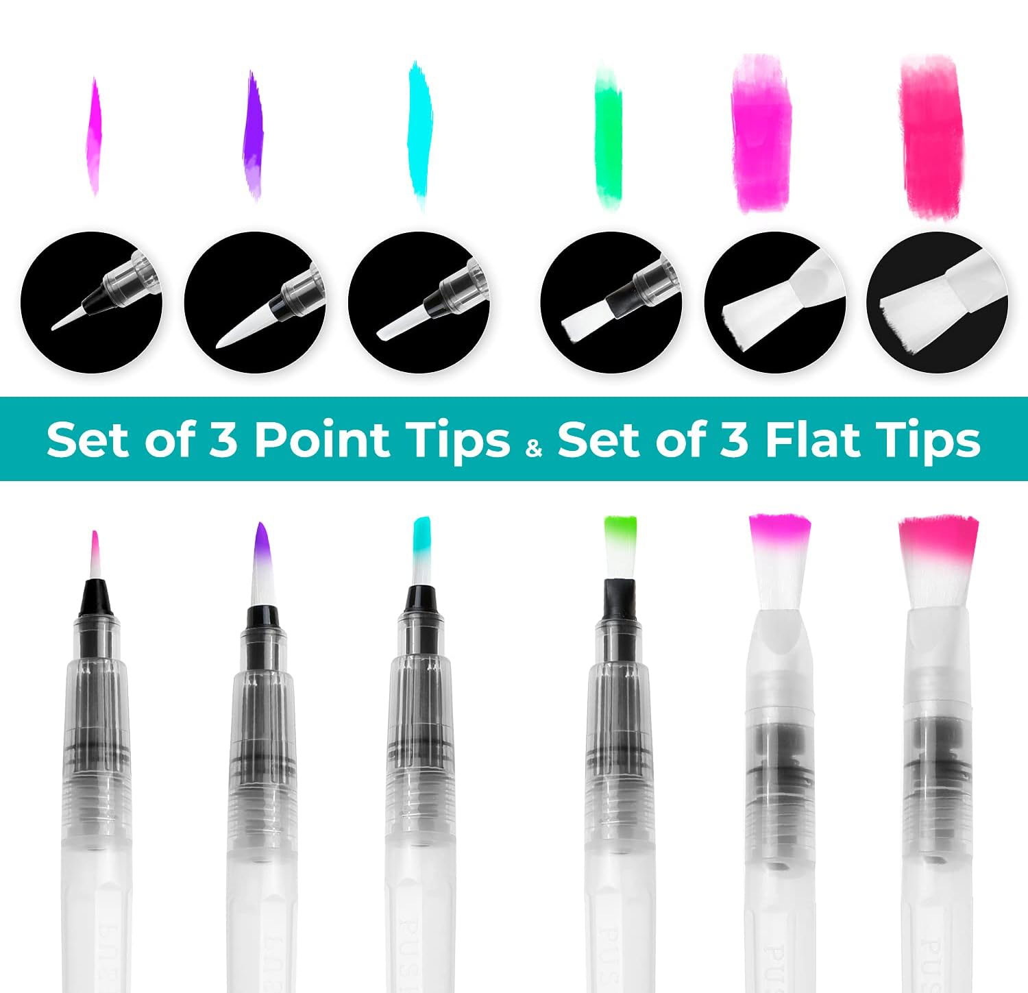 6/12/18 stücke Wasser Farbe Pi – Correction Pen Fine Bewertung und Preis