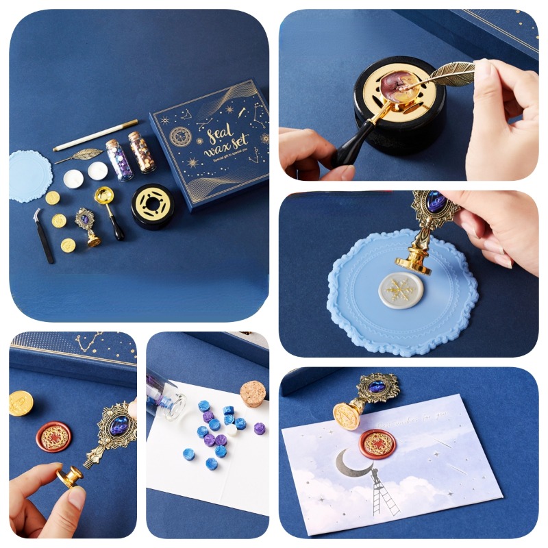 Sternen feuer Lack Stempel Set – Wax Seal Stamp Set Bewertung und Preis